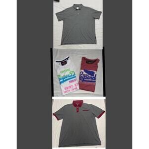Superdry Men T shirt Premium Store Tokyo Japan Patagonia -Russel XL lot of 4